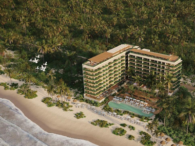 Departamento En Inna Beach Condos & Hotel, Puerto Morelos, Quintana Roo