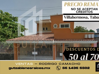 Doomos. Casa en Venta , Gran Remate, Villahermosa, Tabasco. RCV