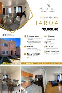 Casa en Renta en La Rioja Aguascalientes, Aguascalientes