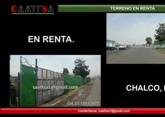 Terreno en Renta en Chalco de Díaz Covarrubias, Mexico