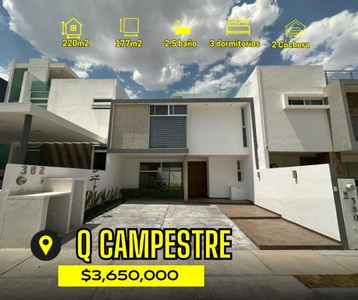 HERMOSA RESIDENCIA $3,650,000 Q CAMPESTRE AL NORPONIENTE