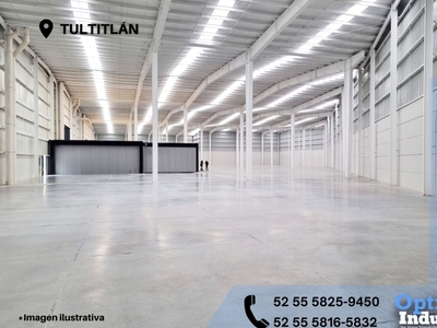 Gran bodega industrial en Tultitlán para renta