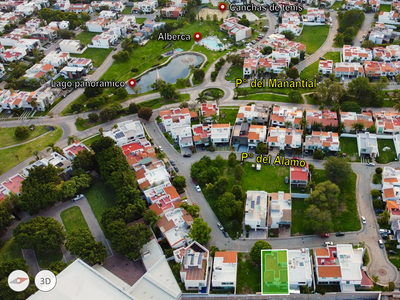 Frente a parque y a una cuadra del lago | Hermosa Casa