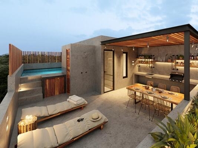 Stunning 2br Penthouse In Tulum With Private Roof And Plunge Pool