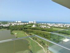 doomos. departamento penthouse, venta 4 recámaras, sky, av. bonampak, puerto cancún.