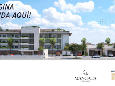 Mangata Golf and Living - Departamento de 3 recámaras Departamento en venta en Fraccionamiento Marina Mazatlán
