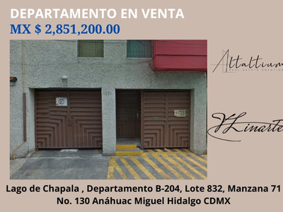 Departamento En Venta En Anahuac Miguel Hidalgo Cdmx I Vl11-bn-015