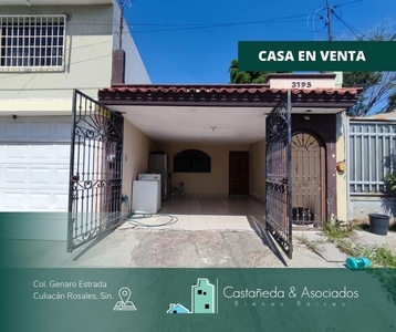 Casa VENTA, Col. Genaro Estrada, Culiacán Sin.