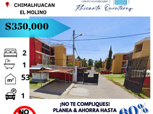 Casa en condominio en venta El Molino, 56334 Chimalhuacán, Méx., México