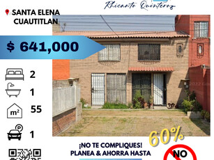 Casa en venta San Ignacio 8, Mz 012, Santa Elena, 54850 Cuautitlán, Méx., México