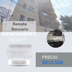 Departamento En Venta En Remate Bancario En Escandon Ii, Miguel Hidalgo