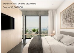 en venta, departamento nuevo en residencial inigualable roma norte - 1 baño - 42 m2