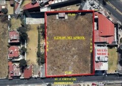 230 m terreno en venta en coaxustenco, metepec