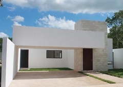 doomos. casa en venta una planta ebano conkal norte de merida