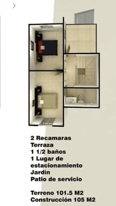 casas en venta - 105m2 - 2 recámaras - zapotlan de juarez - 970,000