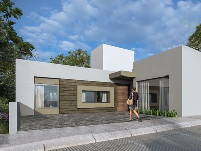 En venta casa de una planta en Cañadas del Bosque Tres Marías, Fracc con Lago