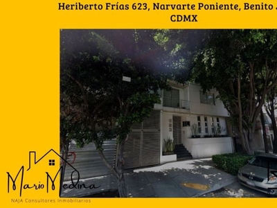 Casa en Narvarte Poniente, Benito Juárez, CDMX.
