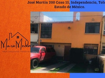 Casa en venta, ubicada en Independencia, Toluca, Estado de México.