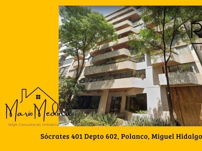 Departamento en venta en Polanco, Miguel Hidalgo, CDMX.