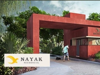 En venta terreno en privada NAYAK en cierra Papacal