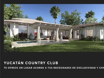 Hermosa casa de 1 piso en Yucatan country club