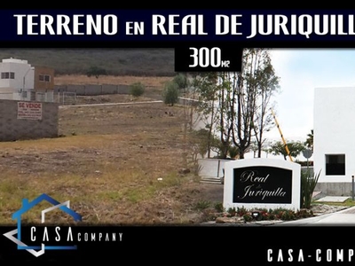 OPORTUNIDAD!!! Terreno PLANO en Real de Juriquilla, 300 m2, GANELO!!!