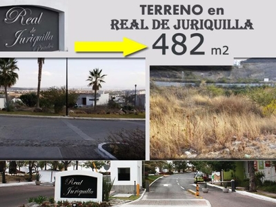 Precioso terreno en Real de Juriquilla de 481 m2, Para hermosa residencia