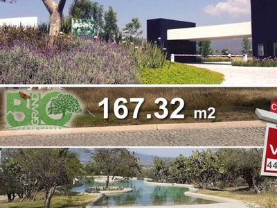 Se Vende Terreno en Bio Grand Juriquilla de 167.32 m2, Construye YA !!