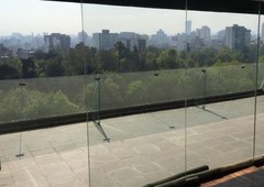 exclusivo penthouse con hermosas vistas a parque méxico