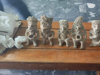 Figuras Prehispánicas Un Total De 10 Piezas