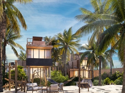 Villa en venta frente al mar en Telchac Puerto, Yucatán | 3 REC - Mod. B+