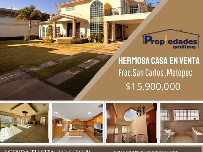 Casa en venta San Carlos, Metepec, Metepec