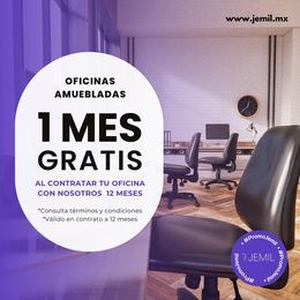 RENTA DE OFICINAS AMUEBLADAS DESDE $5,500+IVA