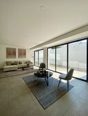 venta de departamento - garden house 138m2 totales con patio interior, calle tehuantepec roma sur