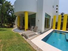 2 cuartos, 180 m casa en venta ó renta en villas xcaret acapulco diamante
