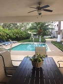 hermoso departamento con piscina y áreas verdes en montebello, mérida yucatán