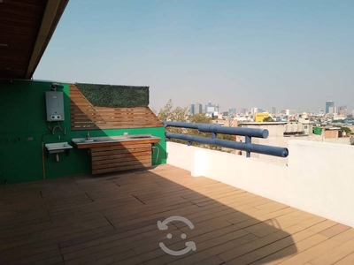 loft con roof garden bonita vista e independiente