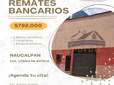 Casa en venta Carnicerito 32b, Mz 009, Residencial Lomas De Sotelo, Naucalpan De Juárez, Estado De México, México