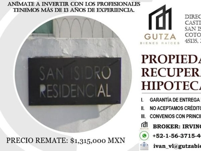 CASA DE 2 HABITACIONES A LA VENTA EN RESIDENCIAL SAN ISIDRO , ZAPOPAN