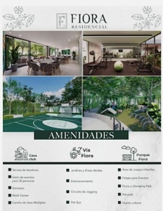 Lotes en Venta, FIORA Residencial, CHOLUL !!!