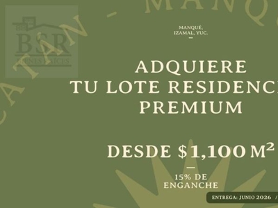 Terrenos en venta desde 1,100 mt2, Manque Yucatán