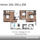 Departamento en Venta - Archandel del bosque- A. México 32, Naucalpan de Juárez, Las Américas - 3 baños - 142.00 m2