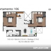 Departamento en Venta - Archandel del bosque- Av. México 32, Naucalpan de Juárez, Las Américas - 6 habitaciones - 3 baños - 142.00 m2