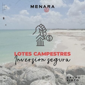 Lotes Campestres en venta cerca de Chuburná Puerto, Yucatán| Menara