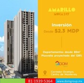 preventa departamentos en centro de monterrey zona moca movimiento ocampo