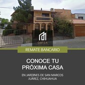 doomos. casa en venta en jardines de san marcos, juárez, chihuahua