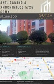 doomos. venta de departamento 3 habitaciones en xochimilco cdmx