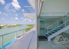 penthouse en venta en marina turquesa lagos del sol cancun metros cúbicos