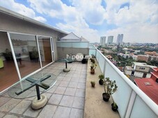 venta de departamento - loft amueblado junto a bosques, lomas del chamizal - 1 baño - 47 m2