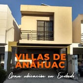 3 cuartos, 164 m casa en venta unas cuadras ave barragan fracc villas de anahuac